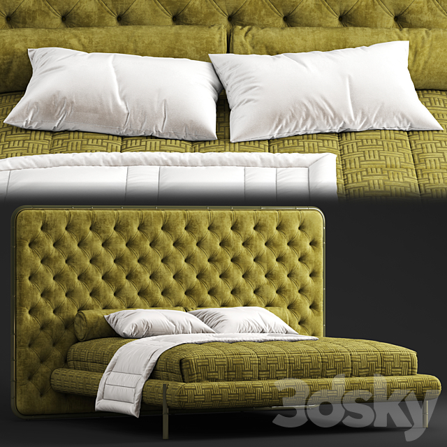 Etro Delfi bed 3DSMax File - thumbnail 1