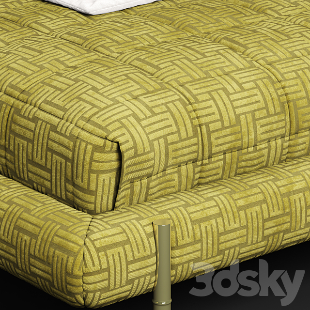 Etro Delfi bed 3DSMax File - thumbnail 2