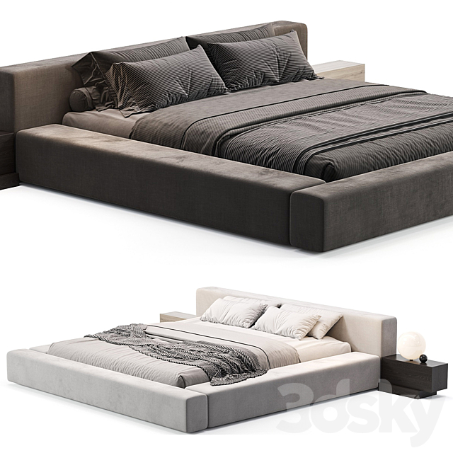 Eunomia Shop online Modern bed by El Malek 3ds Max - thumbnail 1