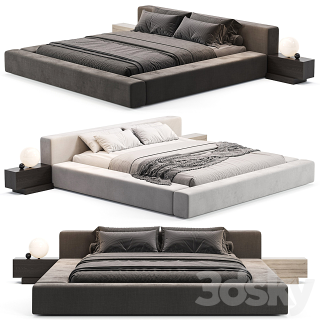 Eunomia Shop online Modern bed by El Malek 3ds Max - thumbnail 2