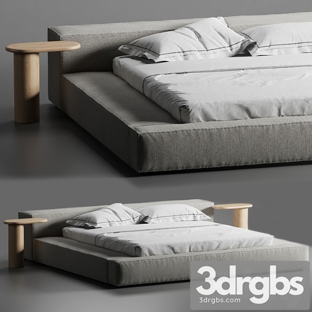 Extrasoft Bed Living Divani 3dsmax Download - thumbnail 1