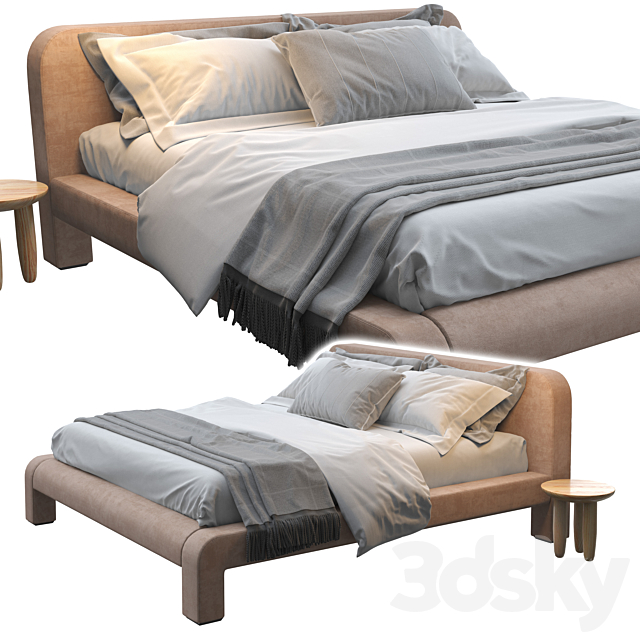 Faina Design Toptun Bed 3DSMax File - thumbnail 1