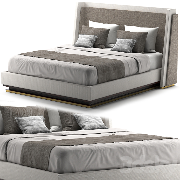 Faribault bed Frato 3DS Max - thumbnail 1