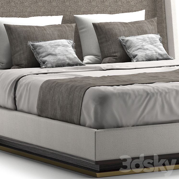 Faribault bed Frato 3DS Max - thumbnail 2