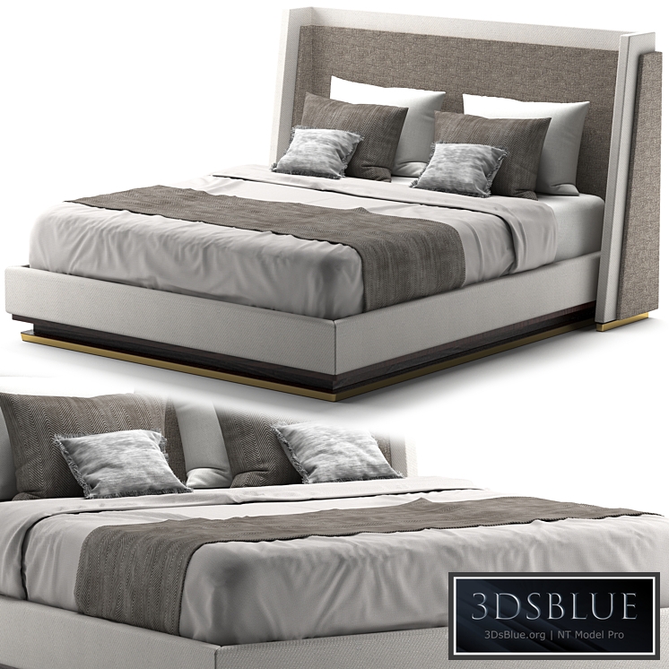 Faribault bed Frato 3DS Max - thumbnail 3