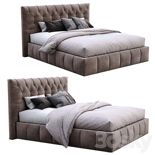 Felis Bed Hamilton 3DSMax File - thumbnail 1