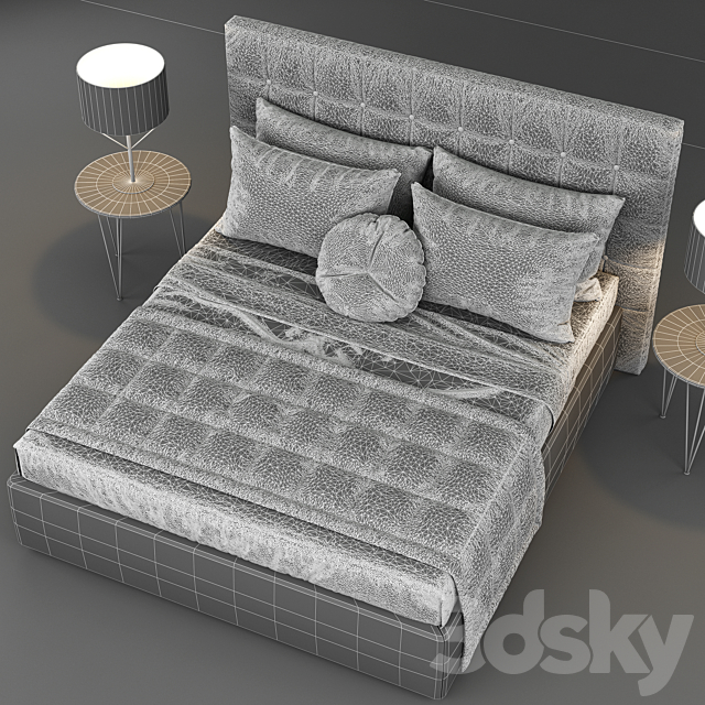 Felis Bed KARL 3DSMax File - thumbnail 3