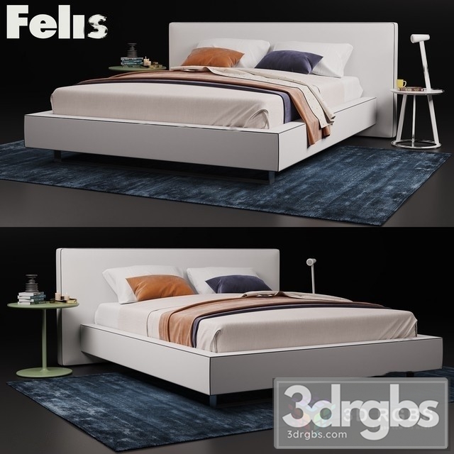 Felis Bolton Bed 3dsmax Download - thumbnail 1