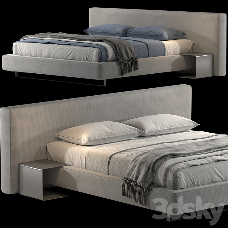 Felis Bowie bed 3DS Max Model - thumbnail 1