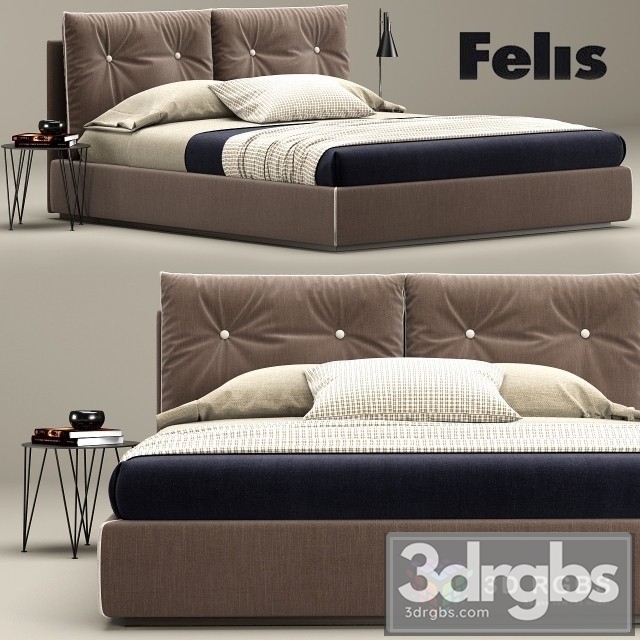 Felis Scotty Bed 3dsmax Download - thumbnail 1