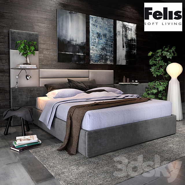 Felis Sommy bed 3DSMax File - thumbnail 1