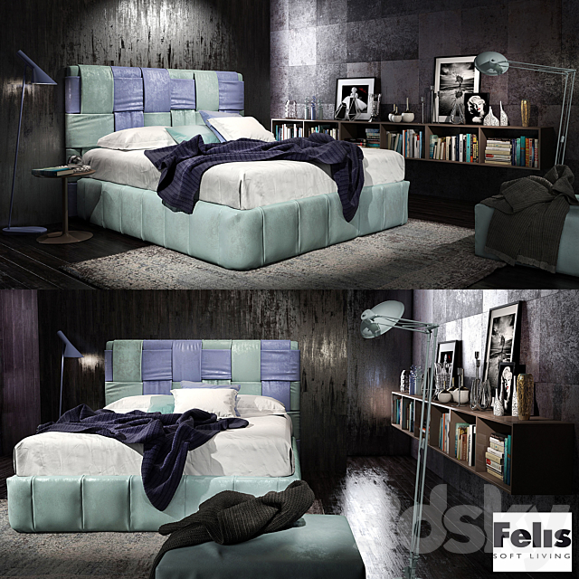 Felis Tiffany bedoom 3DSMax File - thumbnail 1