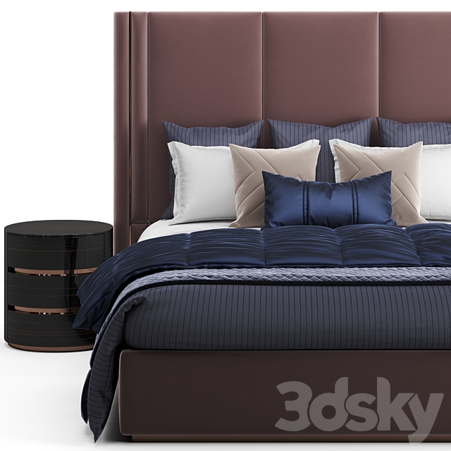 Fendi Casa Adone Bed 3DSMax File - thumbnail 5