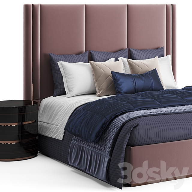 Fendi Casa Adone Bed 3DSMax File - thumbnail 6