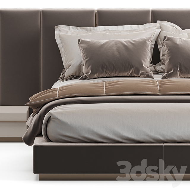 Fendi Casa Delano Bed 3DSMax File - thumbnail 6