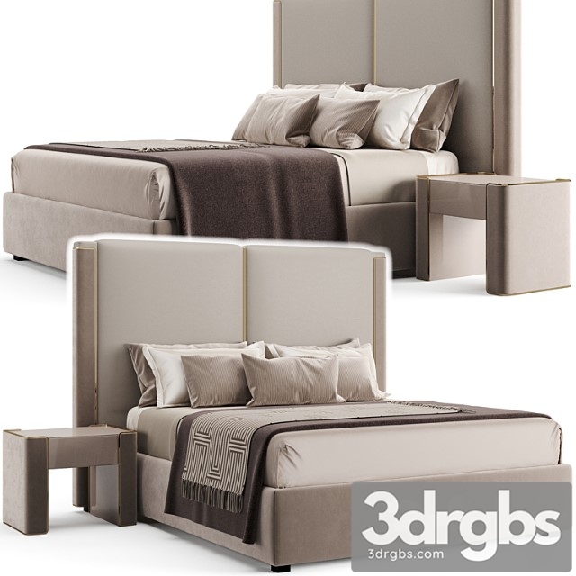 Fendi casa icon bed 2 3dsmax Download - thumbnail 1