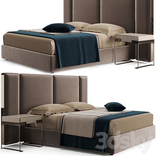 Fendi Casa Kelly Bed 3DSMax File - thumbnail 1