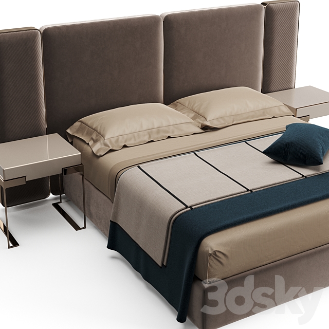 Fendi Casa Kelly Bed 3DSMax File - thumbnail 4