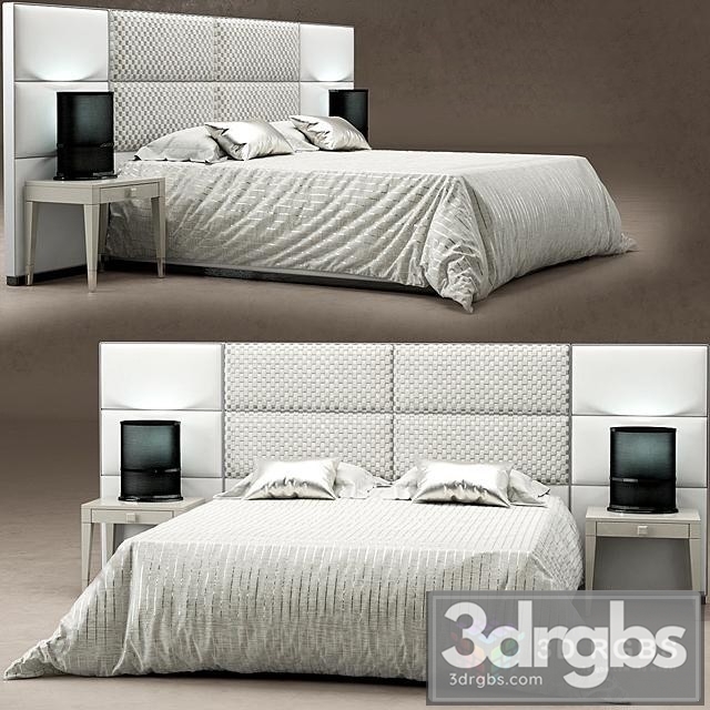 Fendi Casa Regent Bed 3dsmax Download - thumbnail 1