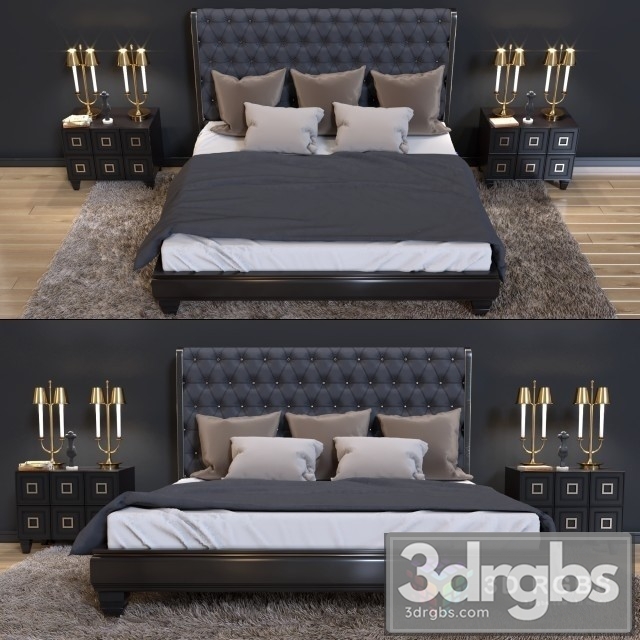 Ferre Home Bed 3dsmax Download - thumbnail 1