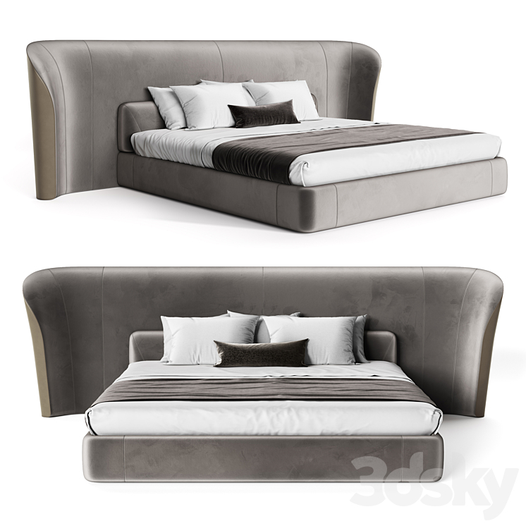 FIFTYFOURMS – Vida Deluxe bed 3DS Max Model - thumbnail 1