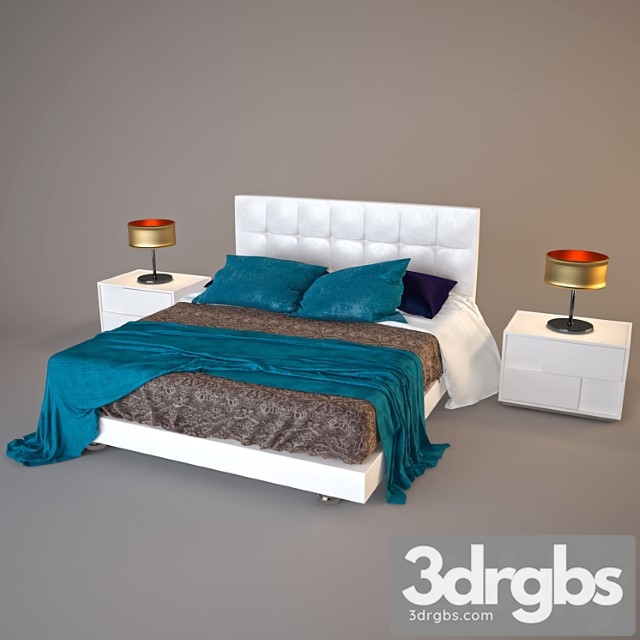 Firmes Soft Bed 3dsmax Download - thumbnail 1