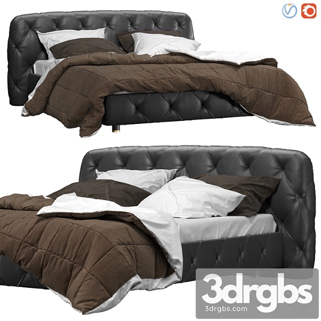 Flair Bed 3dsmax Download - thumbnail 1