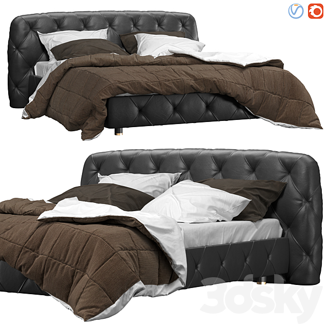 Flair bed 3DSMax File - thumbnail 1