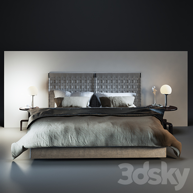 FLEXFORM CESTONE BED 3DSMax File - thumbnail 1