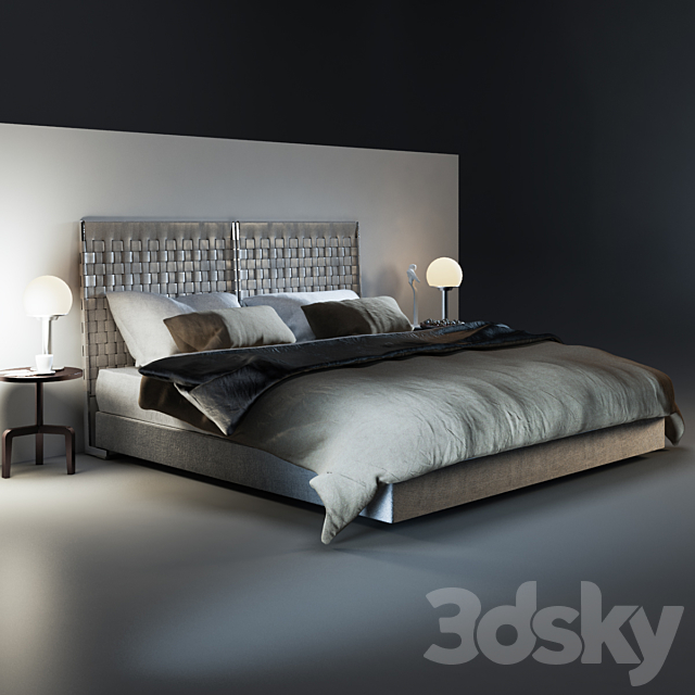 FLEXFORM CESTONE BED 3DSMax File - thumbnail 2