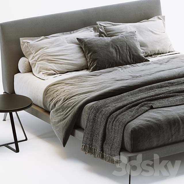 Flexform Feel Good Bed 3DSMax File - thumbnail 2