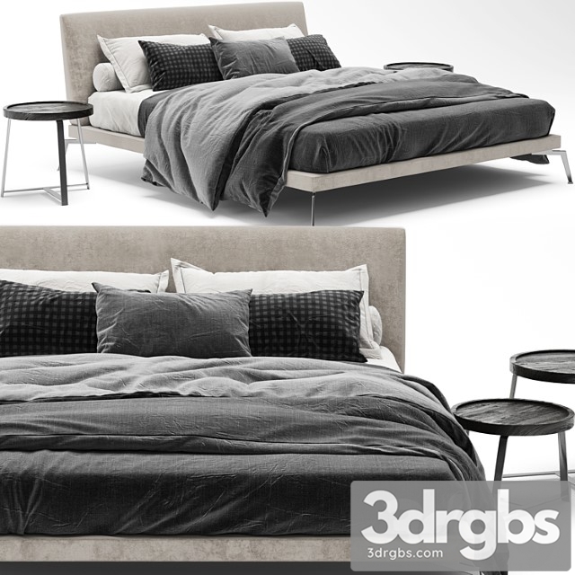 Flexform feel good bed_3 2 3dsmax Download - thumbnail 1