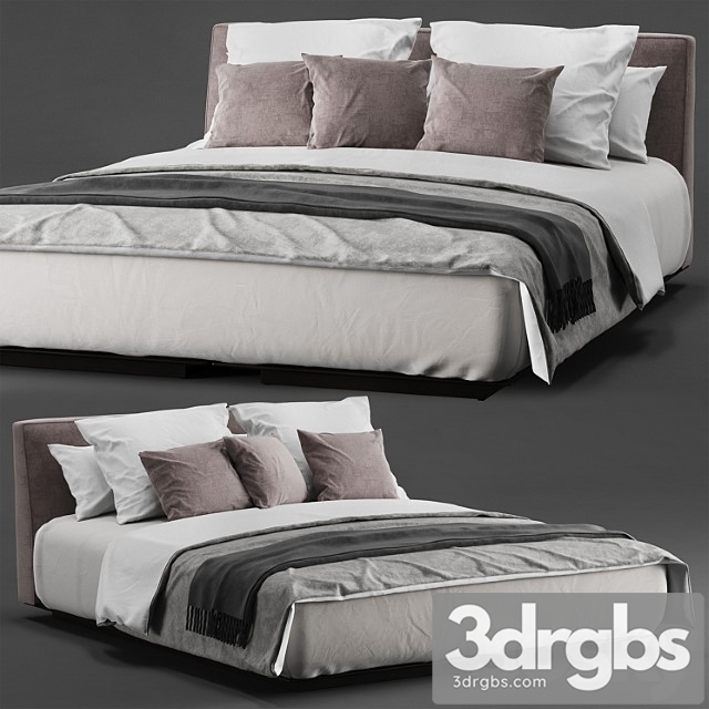 Flexform grandemare bed 2 3dsmax Download - thumbnail 1