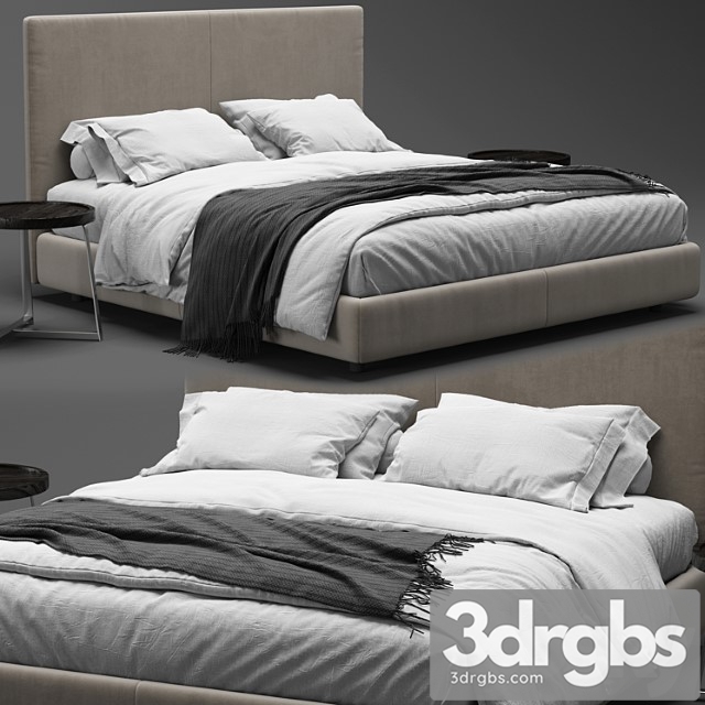 Flexform oltre bed 2 3dsmax Download - thumbnail 1