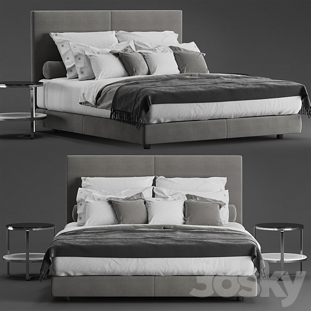 Flexform Oltre Bed 3DSMax File - thumbnail 2