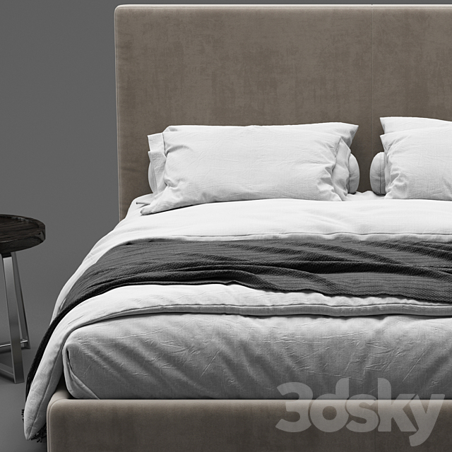 Flexform Oltre Bed 3DSMax File - thumbnail 2