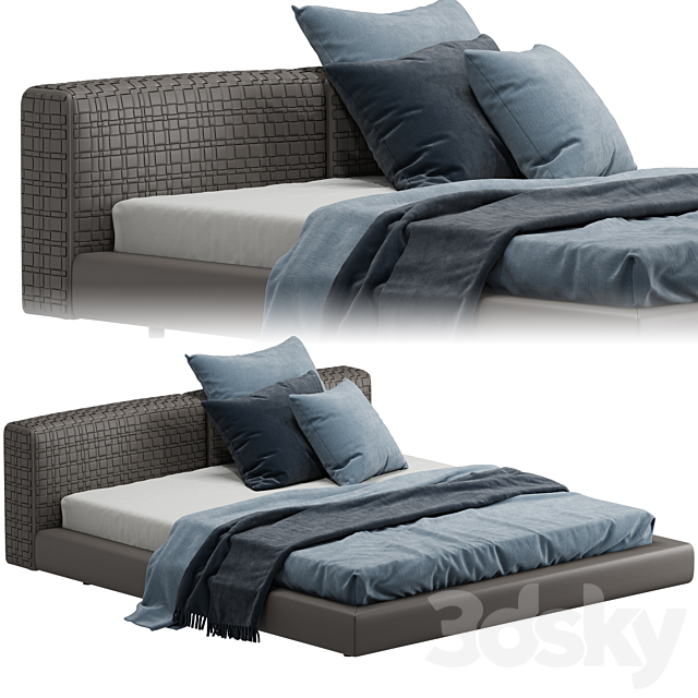 Flexteam Desert Weave Bed 3DSMax File - thumbnail 1