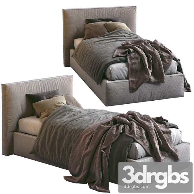 Flexteam single bed miller 2 3dsmax Download - thumbnail 1