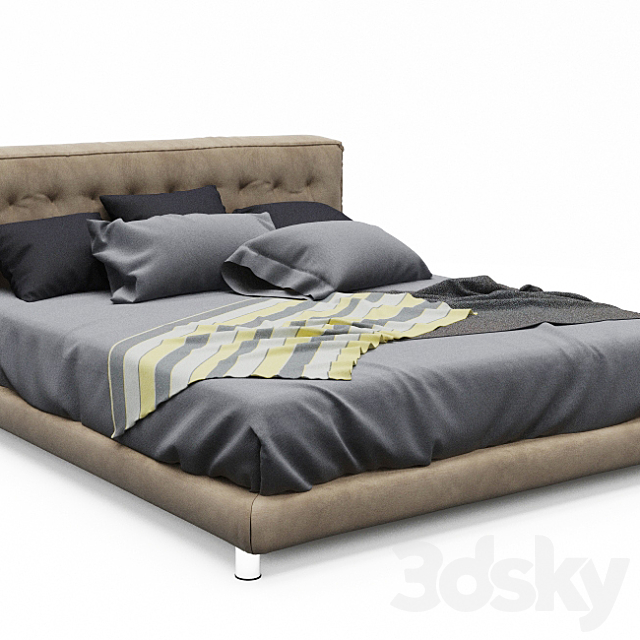 FLOU Doze bed 3DSMax File - thumbnail 2