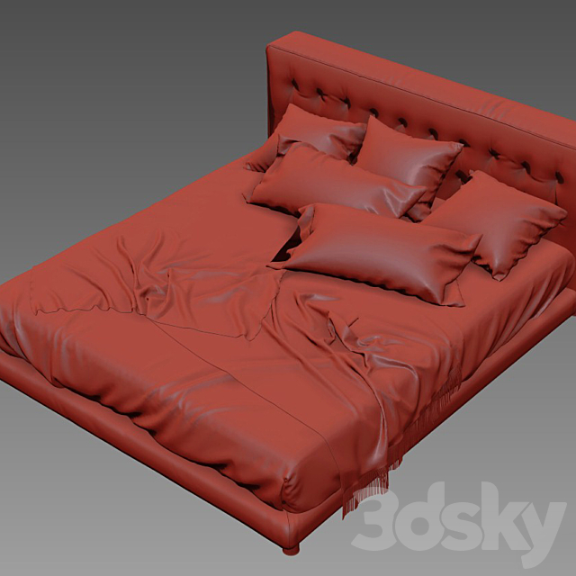 FLOU Doze bed 3DSMax File - thumbnail 3