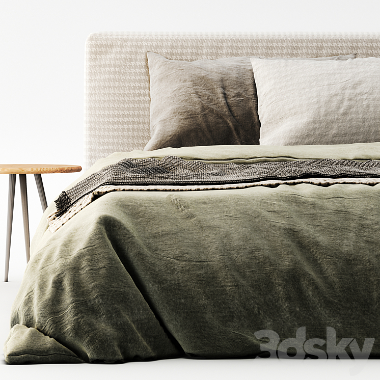 Flou MyPlace Bed 3DS Max Model - thumbnail 2