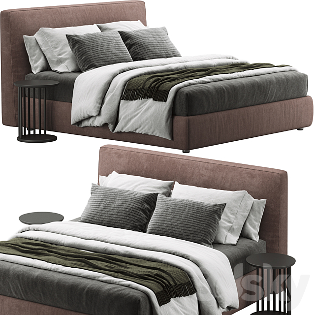 Flou MyPlace Bed 3DSMax File - thumbnail 4