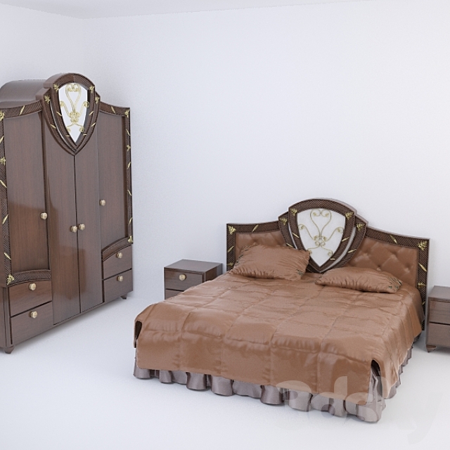 furniture for bedrooms 3DSMax File - thumbnail 1