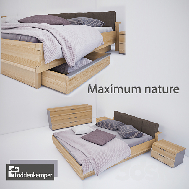 Furniture Set Loddenkemper (Germany) kollektsiya Maximum nature 3ds Max - thumbnail 1