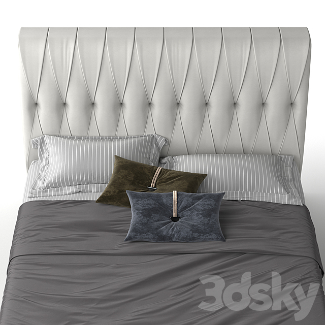 GAMMA MARLON NIGHT BED 3DSMax File - thumbnail 2