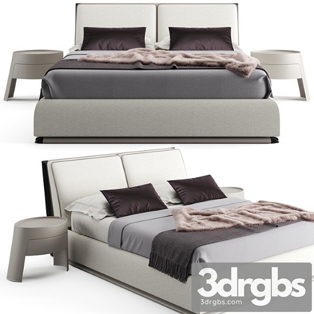 Giorgetti adam bed 2 3dsmax Download - thumbnail 1