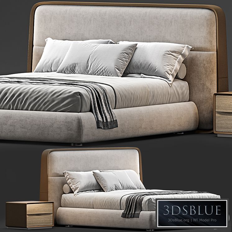 Giorgetti frame bed _ 59201 3DS Max - thumbnail 3