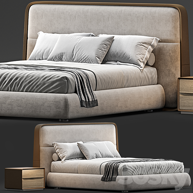 Giorgetti frame bed _ 59201 3DSMax File - thumbnail 1