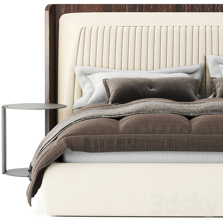 Giorgetti HYPNOS bed 3DS Max Model - thumbnail 2