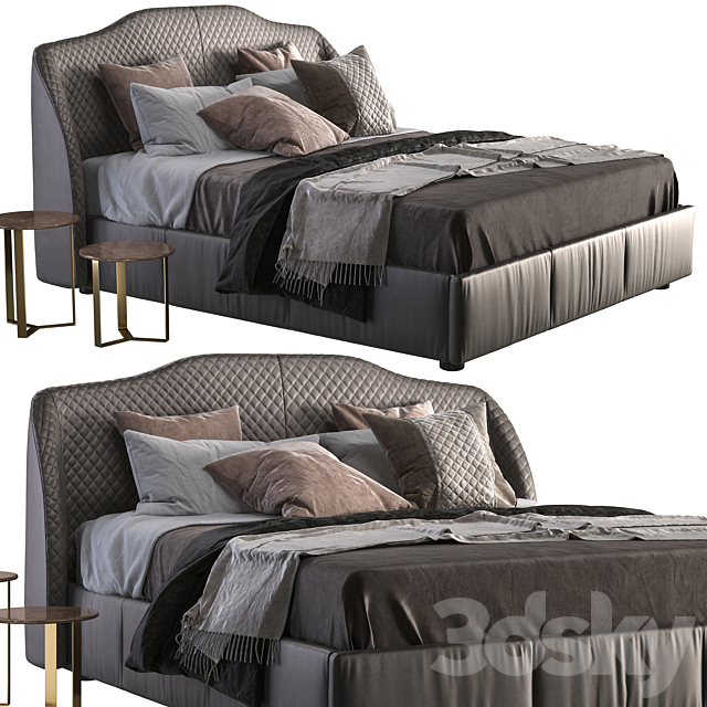 Giulio marelli roger bed 3DSMax File - thumbnail 1